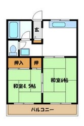 コーポ白樺の物件間取画像